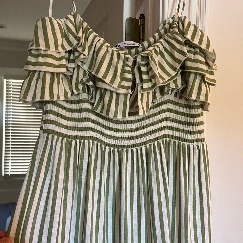 Zara striped midi dress - Picture 6 of 8